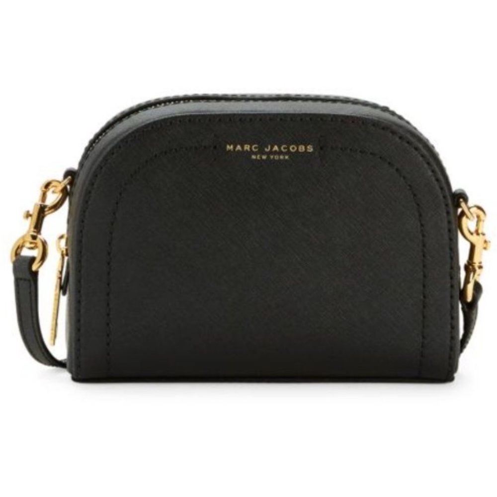Marc Jacobs | Playback Saffiano Leather Crossbody Bag Black